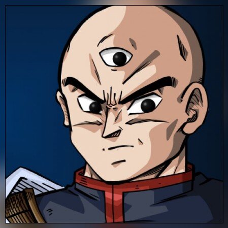 Tienshinhan's face in GT Rewritten