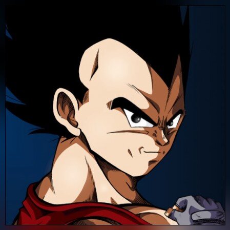 Vegeta's face in GT Rewritten