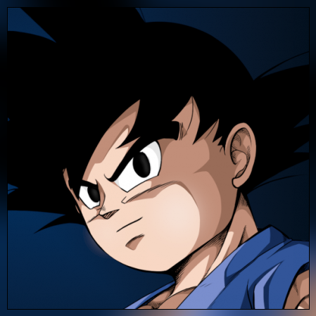 Son Goku's face in GT Rewritten